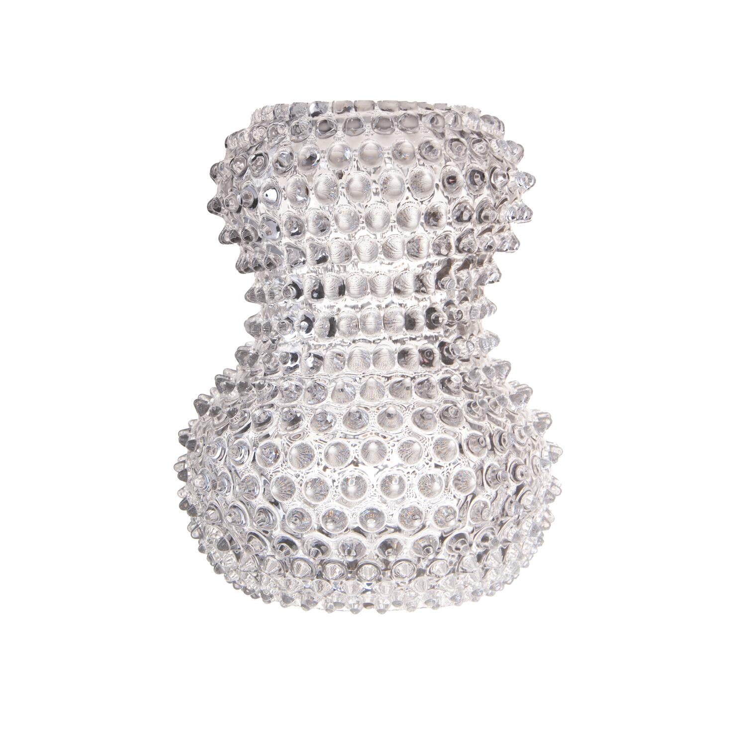 Hobnail Birdie Maxi vase, H26 cm – Crystal